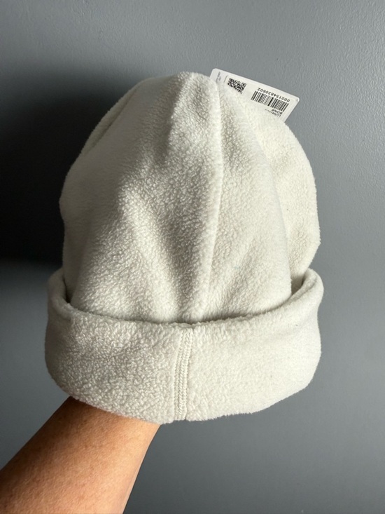 Lululemon NWT Warm Revelation Fleece Beanie IN Bone Unisex Sz XL main image 2